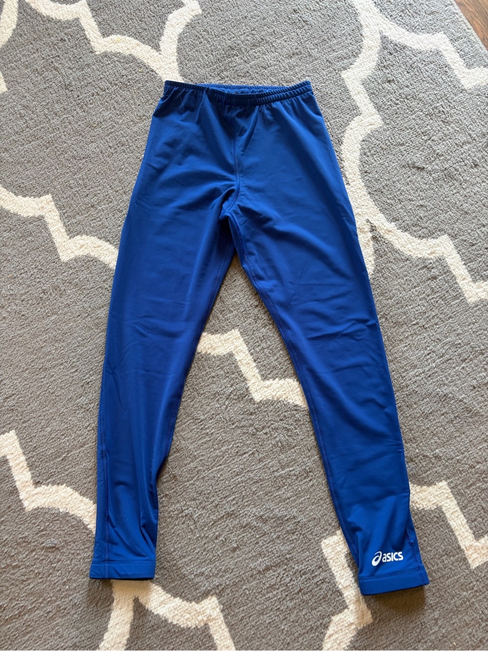 ASICS Mens Blue Athletic Leggings